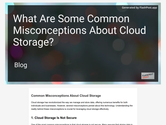 what-are-some-common-misconceptions-about-cloud-storage screenshot