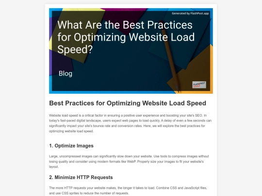 what-are-the-best-practices-for-optimizing-website-load-speed screenshot