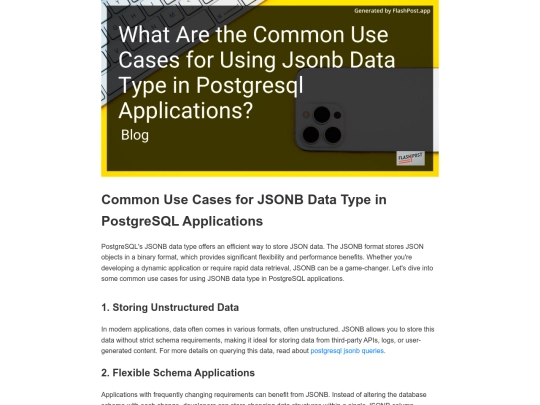 what-are-the-common-use-cases-for-using-jsonb-data-type-in-postgresql-applications screenshot