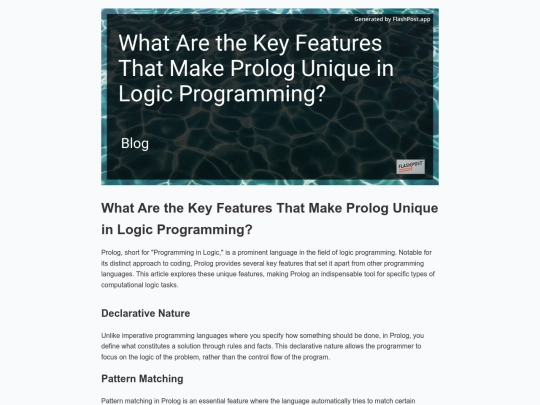 what-are-the-key-features-that-make-prolog-unique-in-logic-programming screenshot
