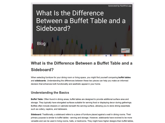 what-is-the-difference-between-a-buffet-table-and-a-sideboard screenshot