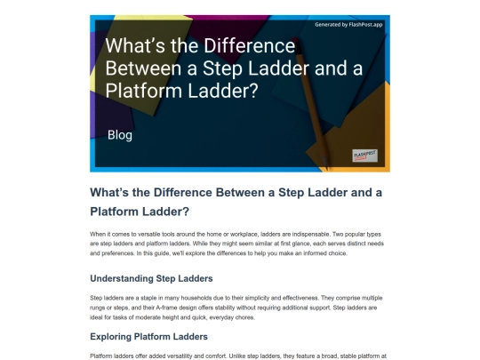 what-s-the-difference-between-a-step-ladder-and-a-platform-ladder screenshot