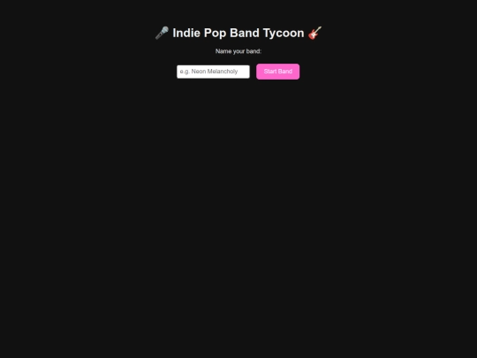BandTycoon screenshot
