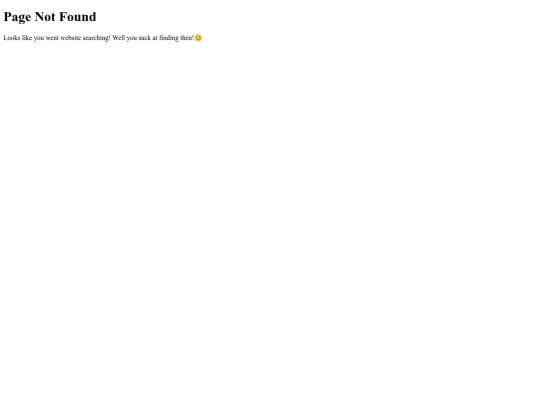 not_found screenshot