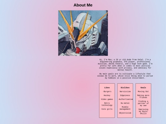 aboutme2 screenshot