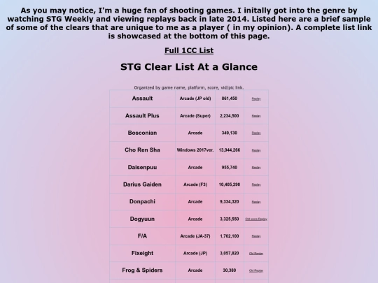 stgclearlist screenshot