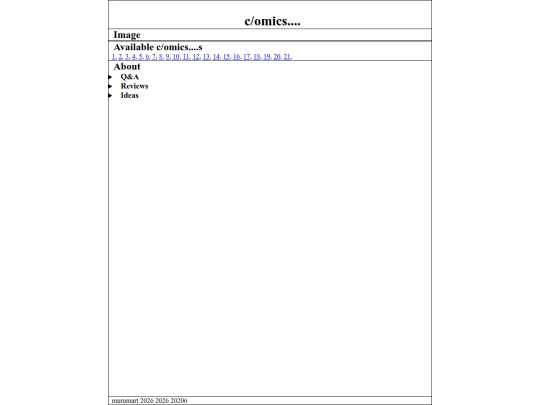 c/omics screenshot
