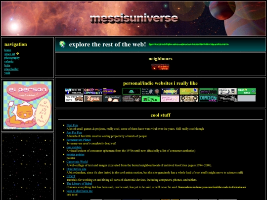 links screenshot