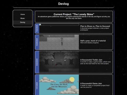 devlog screenshot