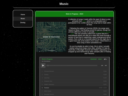 music screenshot