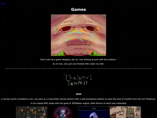 Pages/games screenshot