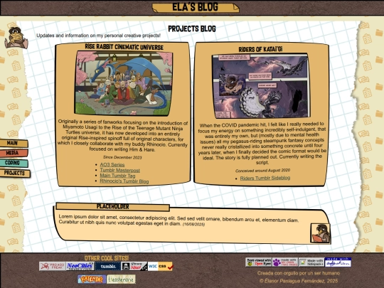 projectsblog screenshot