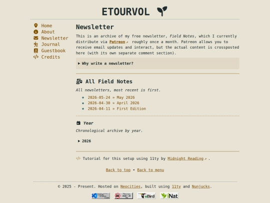 newsletter screenshot