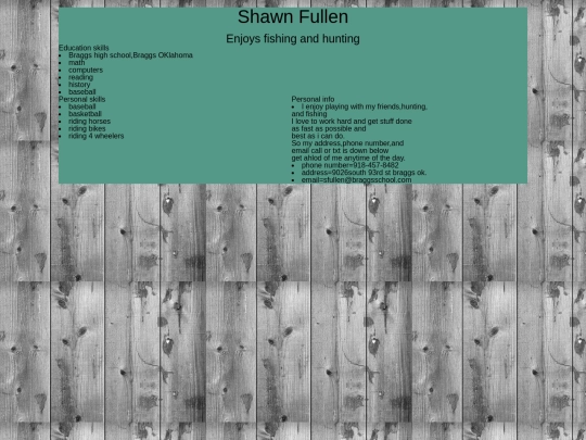 resume screenshot