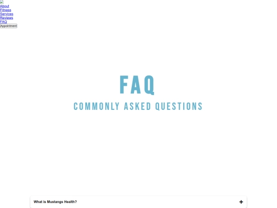 FAQ screenshot