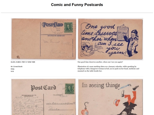 PostcardMuseum/comics screenshot