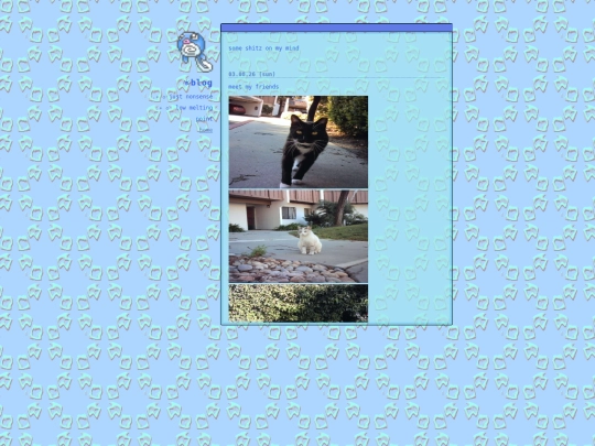 blog screenshot