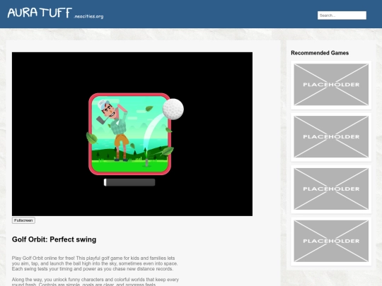 games/GolfOrbit screenshot