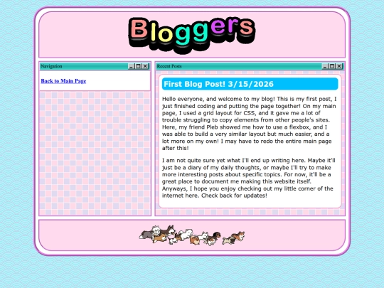 blog screenshot