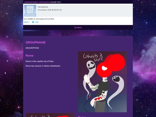 OCs/sample screenshot