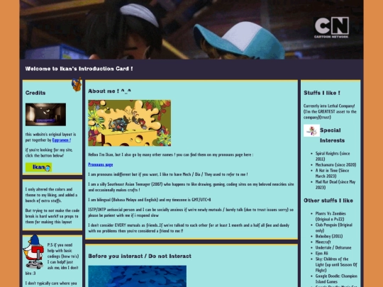 carrd screenshot