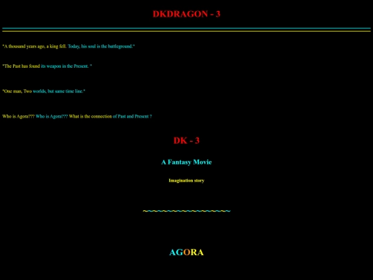 Indhtml/Story /Agora title shown  screenshot