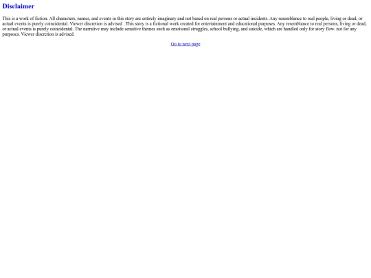 Indhtml/Story /pj disclaimer  screenshot