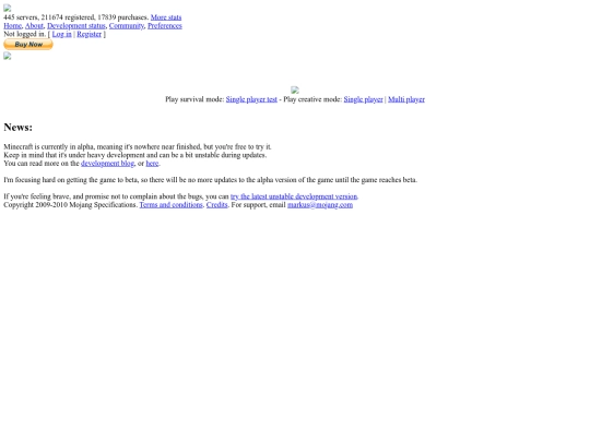 minecraft-info screenshot