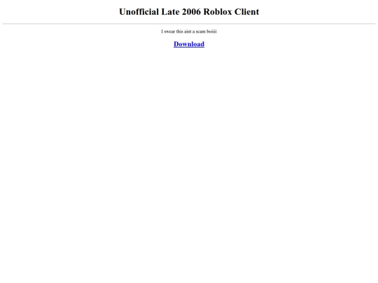 unofficial_late_2006_roblox_client screenshot