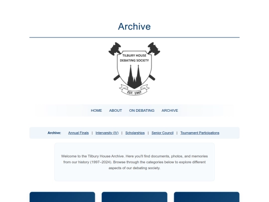 archive screenshot