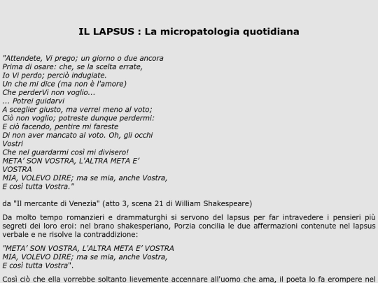 il_lapsus screenshot