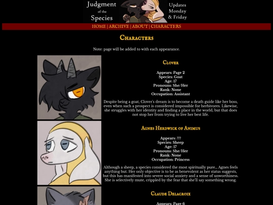 characters screenshot