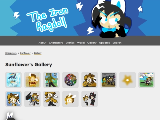 characters/sunflower/gallery screenshot