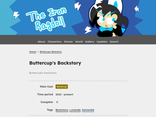 stories/buttercup-backstory screenshot