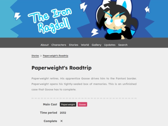 stories/paperweights-roadtrip screenshot