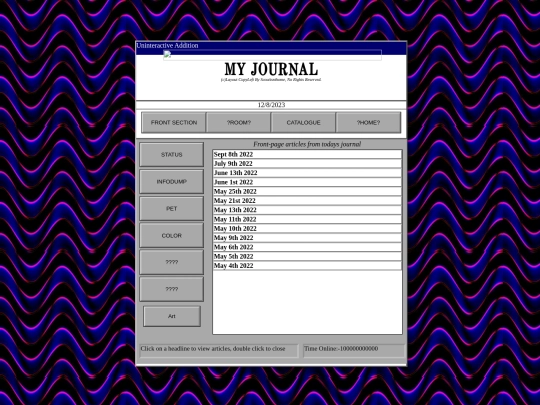 scout/journal screenshot
