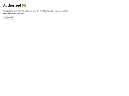 spotify/callback screenshot