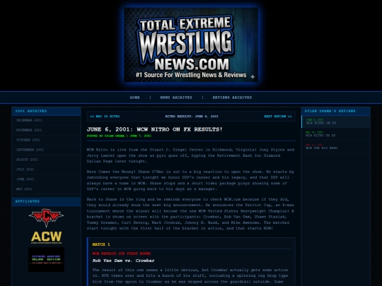TEWNews/wcwnitro/010606nitro screenshot