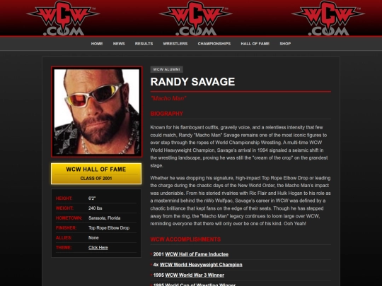 randysavage screenshot