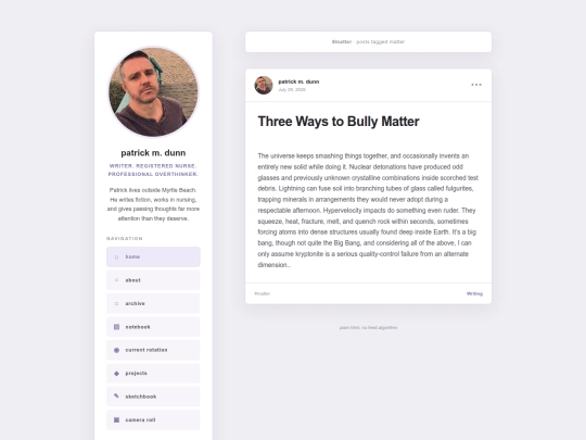 tag/matter screenshot