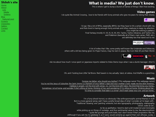 about/media screenshot