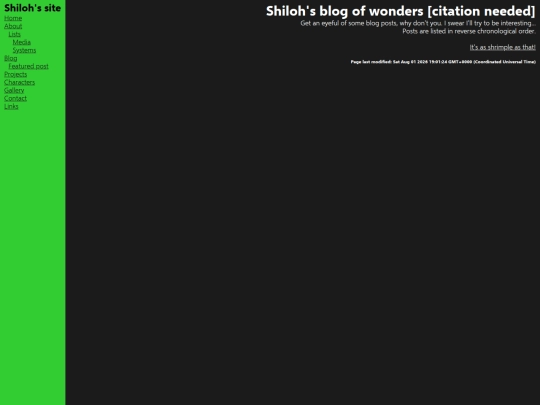 blog screenshot