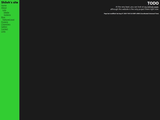 projects screenshot