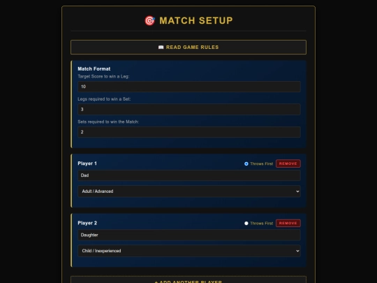 HandicappedBullseye screenshot