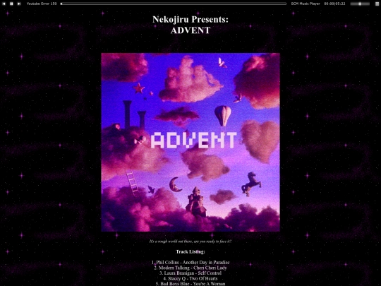 music/Advent screenshot