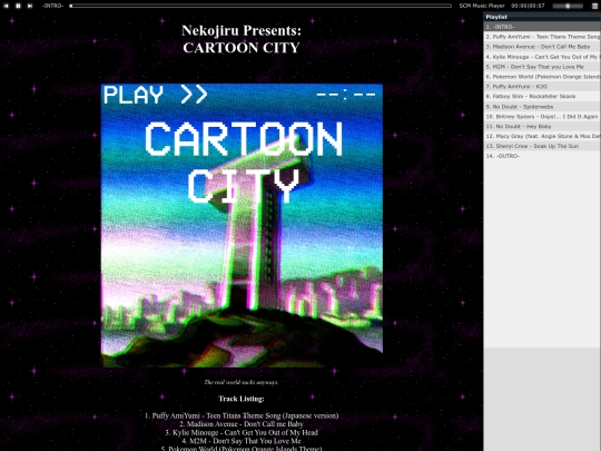 music/CartoonCity screenshot