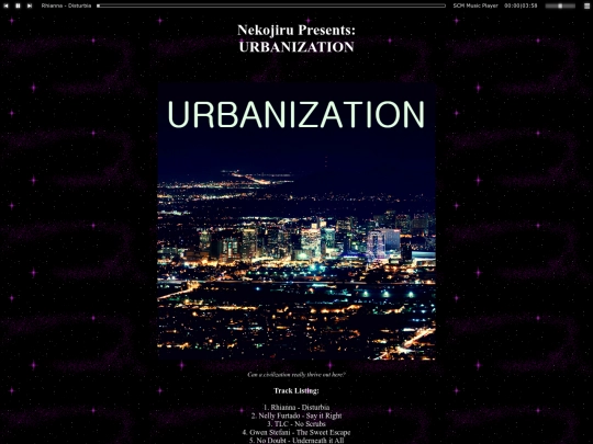 music/Urbanization screenshot