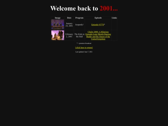 2001 screenshot