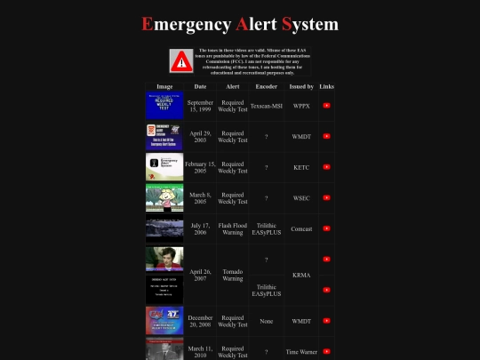 EAS screenshot
