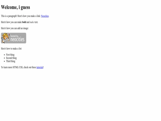 index screenshot